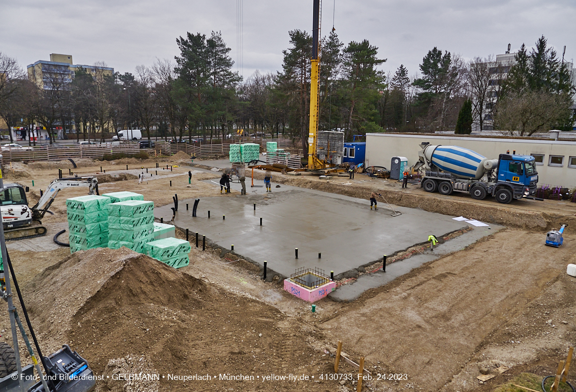 24.02.2023 -  Baustelle Haus für Kinder in Neupelach Quiddestraße 3